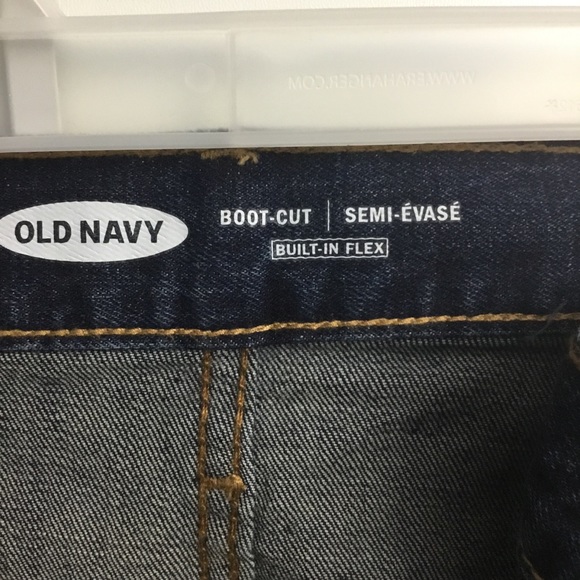 Old Navy Boot Cut Built-In Flex Blue Jeans - Picture 3 of 7
